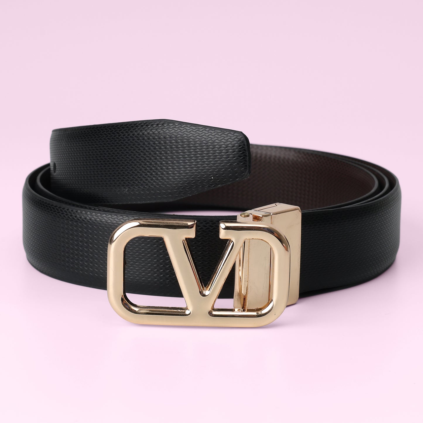 Gold V Buckle Belt