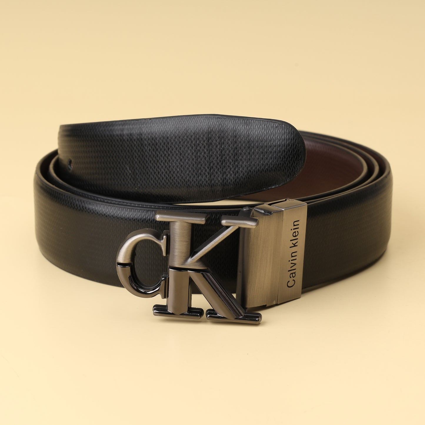 Minimal CK Monogram Belt