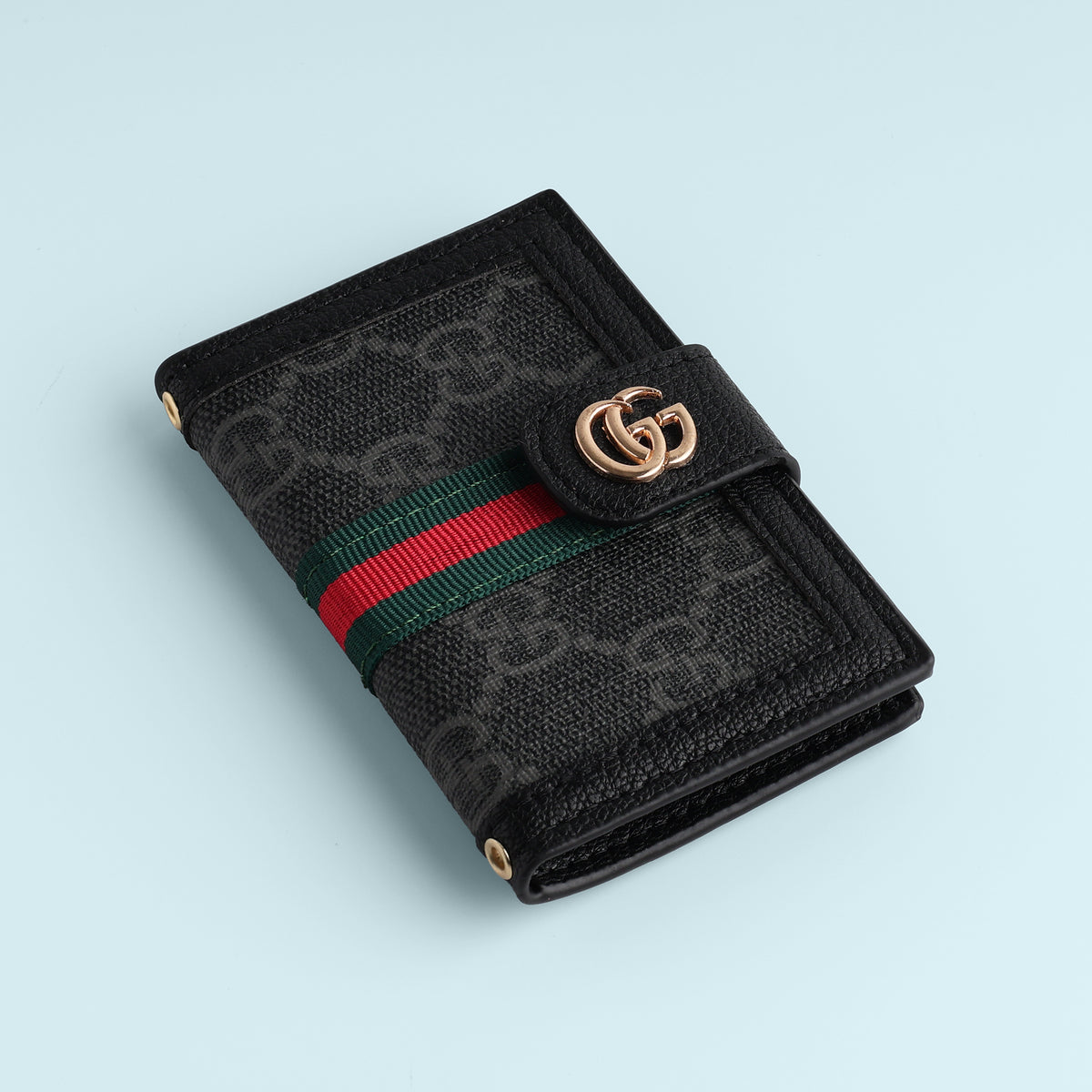 Heritage Stripe Compact Wallet
