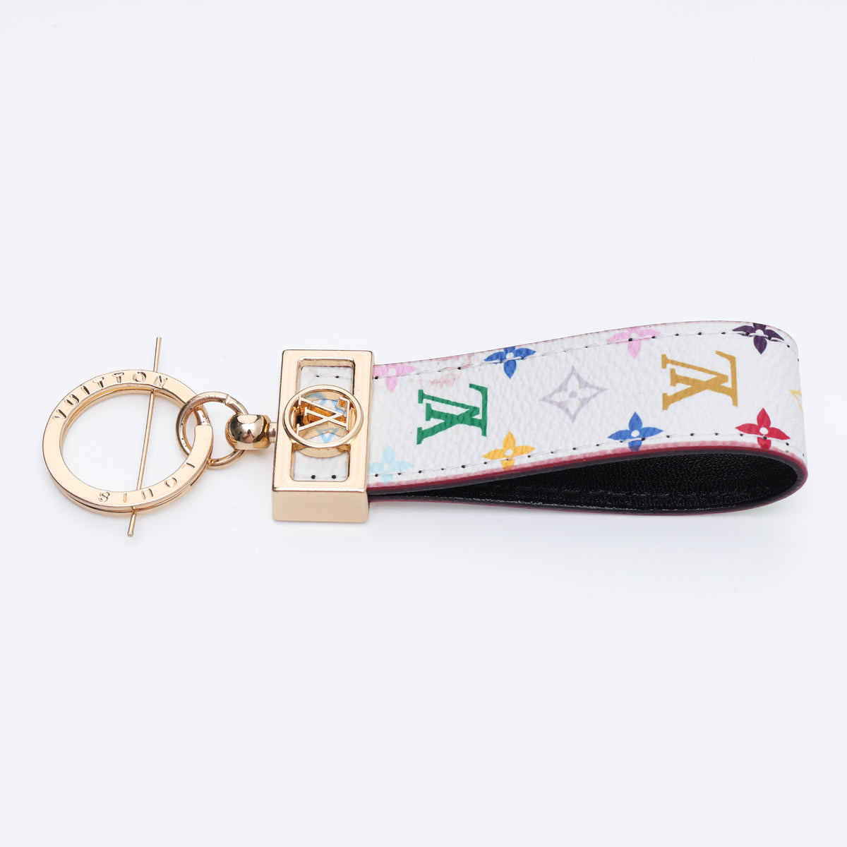 Ivory Bloom Multicolour Loop Keychain
