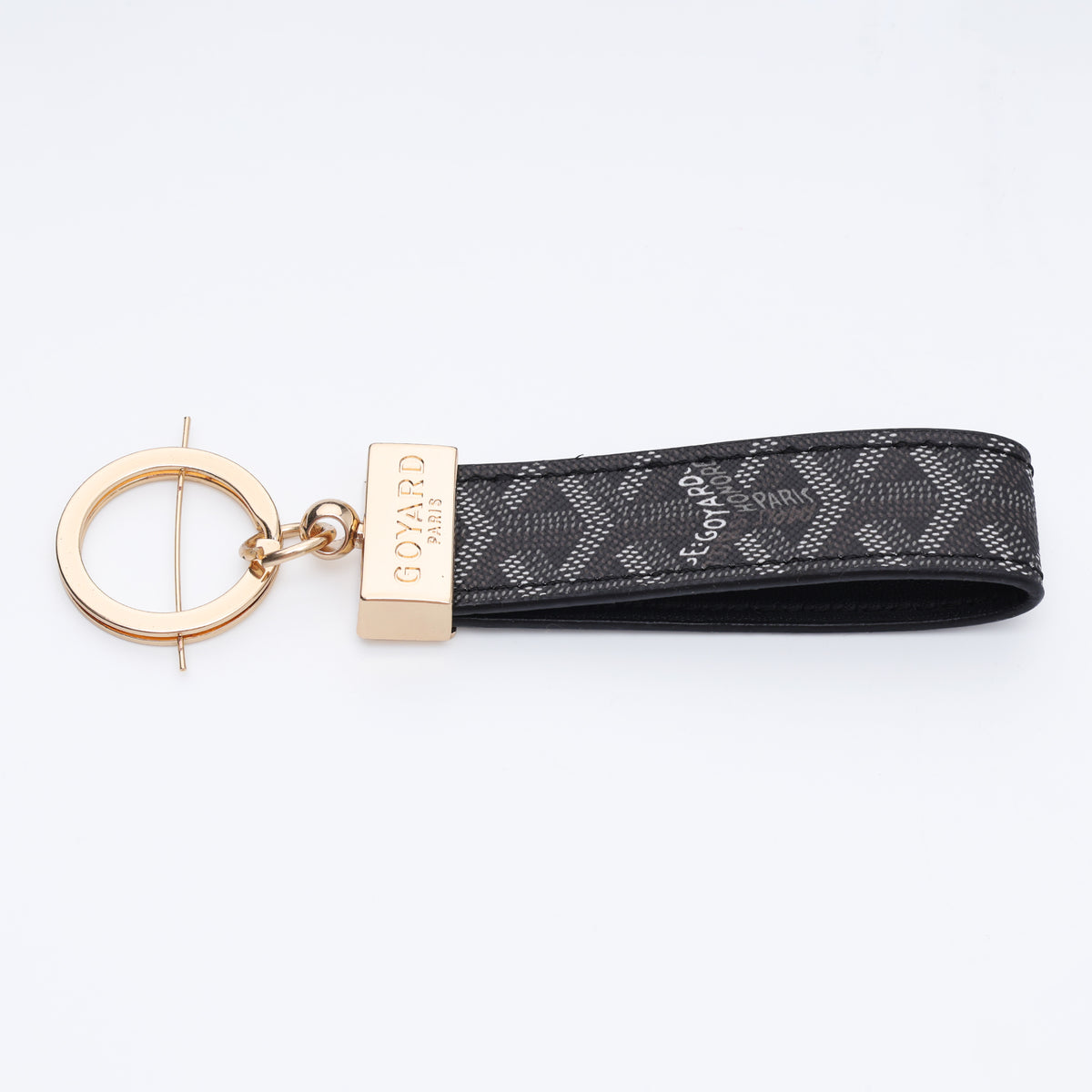Midnight Noir Signature Strap Keychain