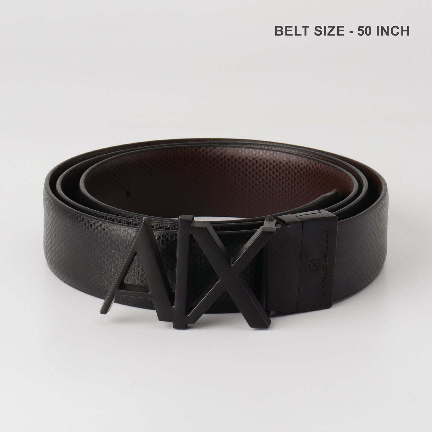 Midnight Monogram Belt