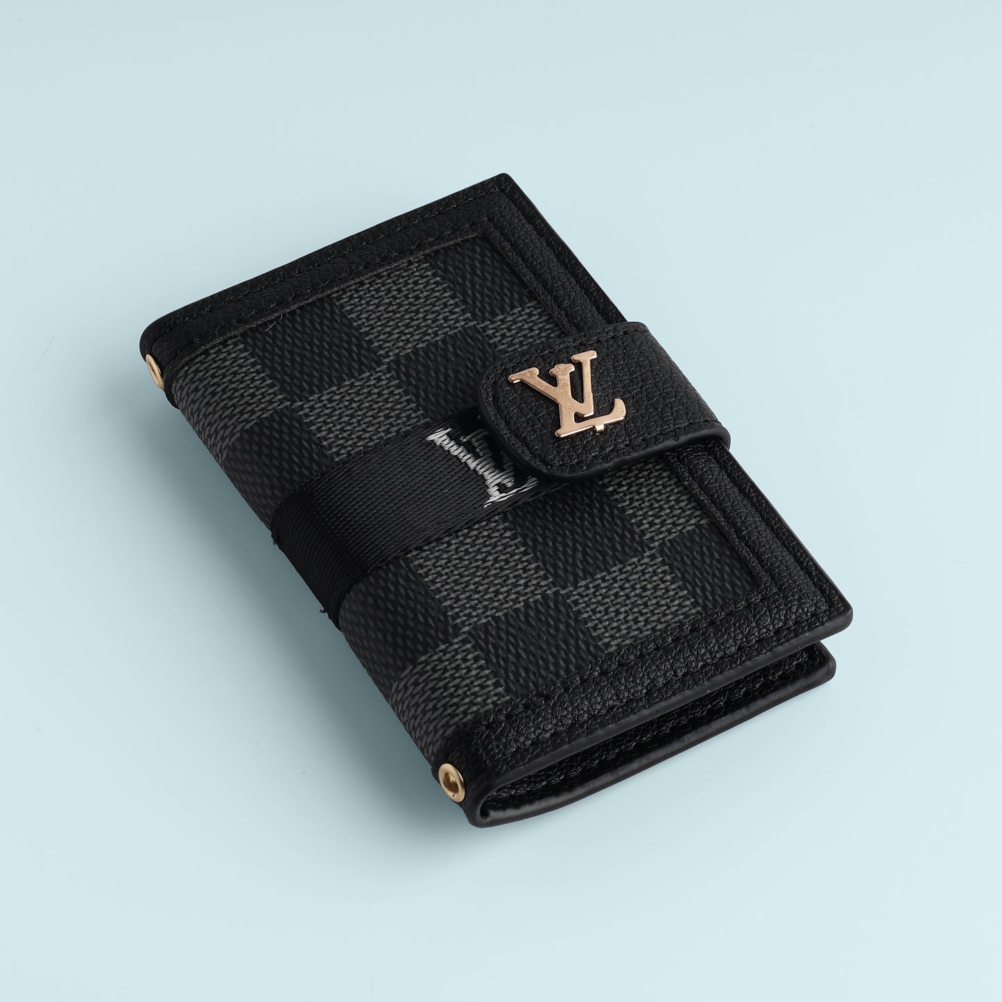 Checkered Premium Clip Wallet