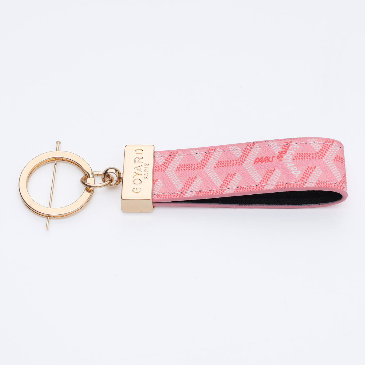Pink Pop Signature Strap Keychain.