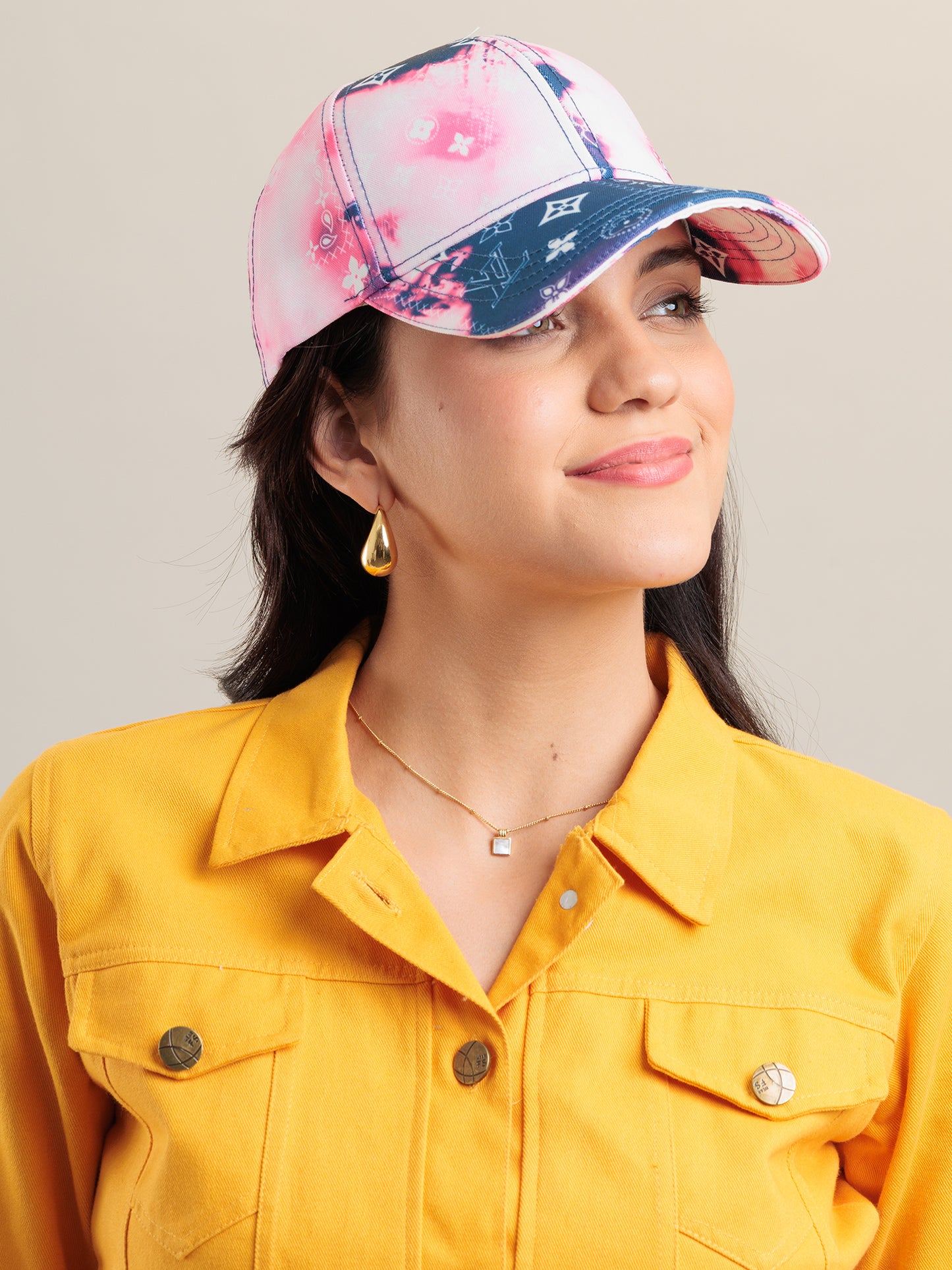 Cotton Candy Monogram Cap