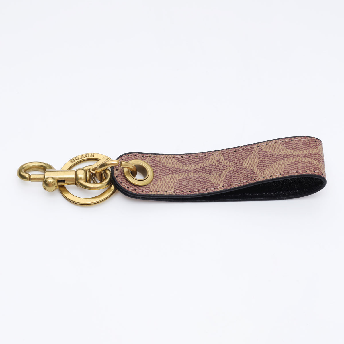 Mocha Heritage Signature Loop Keychain