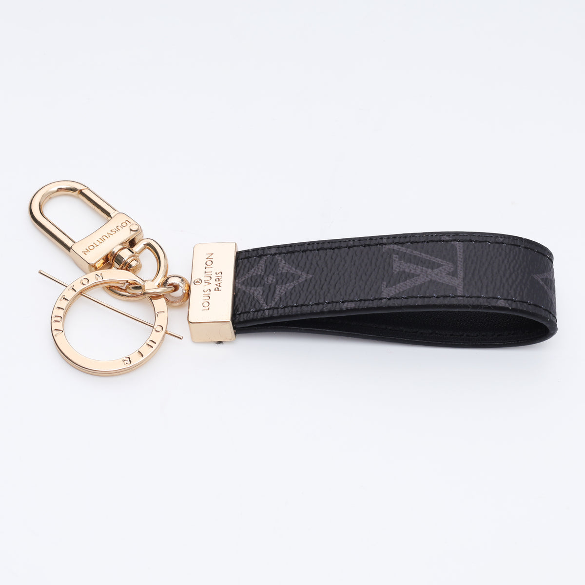 Onyx Classic Textured Loop Keychain