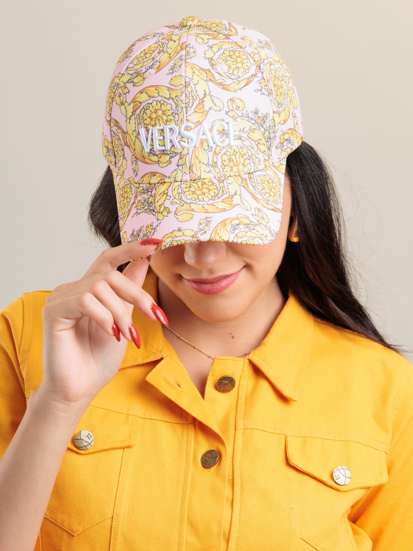 Baroque Bloom Statement Cap