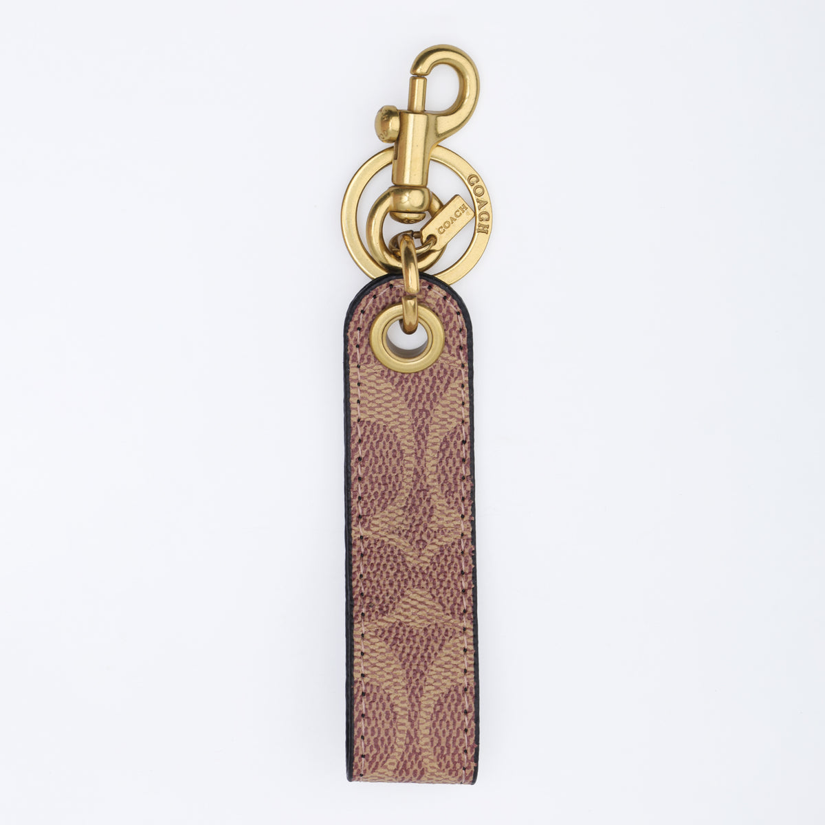 Mocha Heritage Signature Loop Keychain
