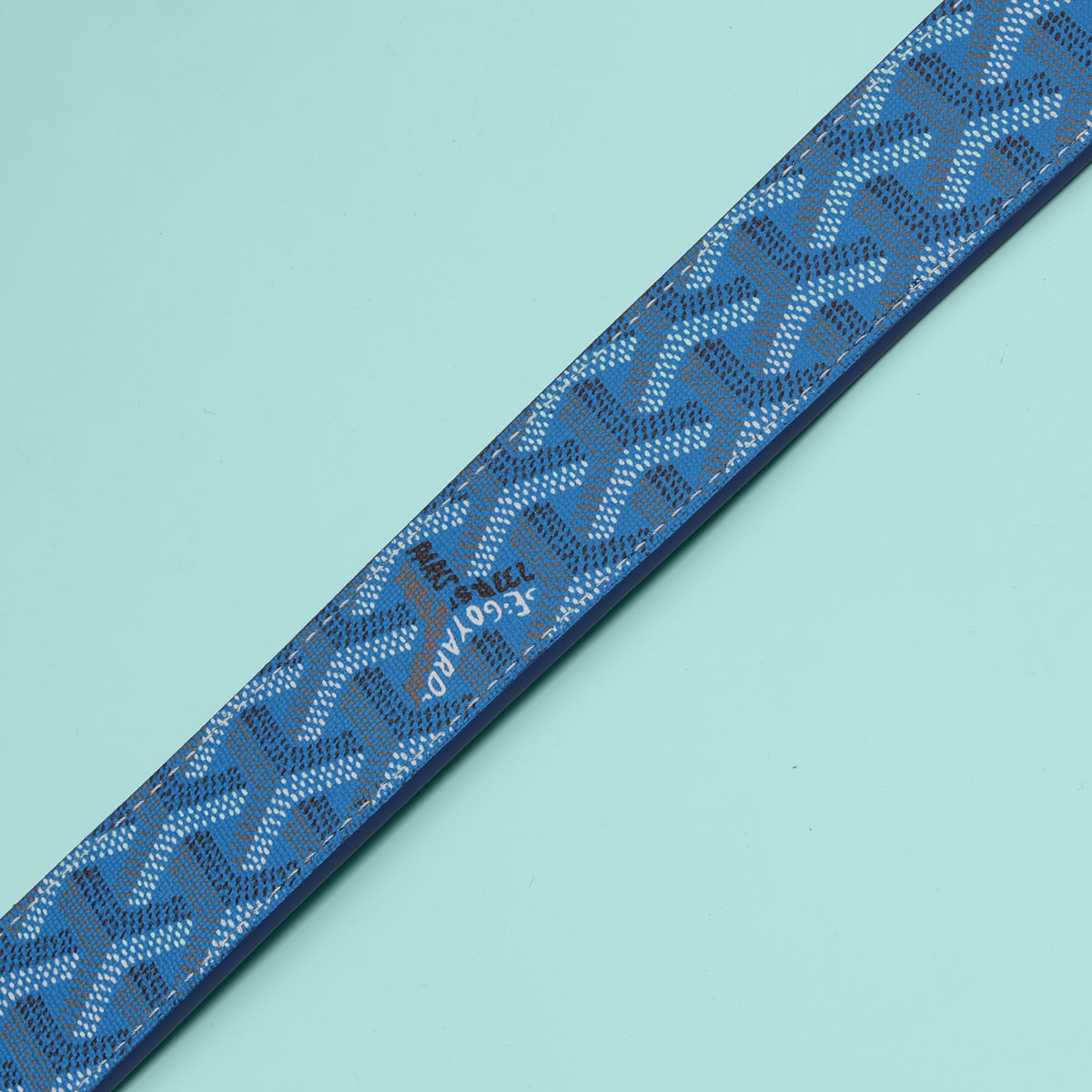 Cobalt Mosaic Gold Buckle Belt