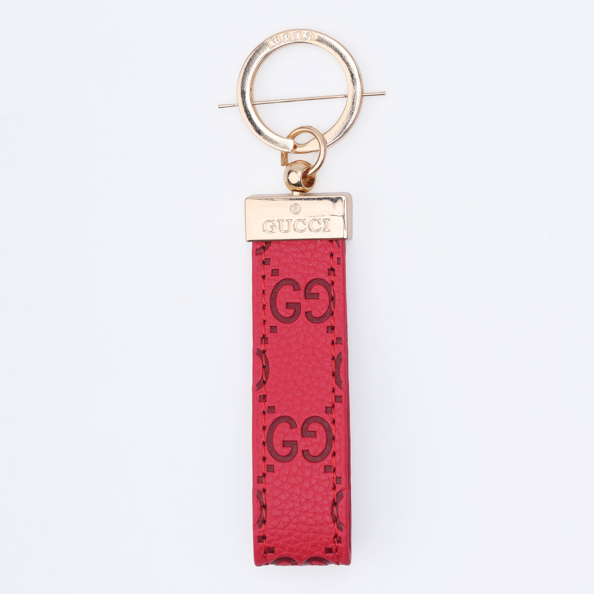 Crimson Statement Loop Keychain