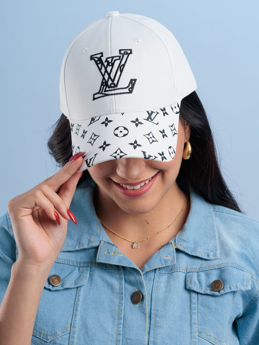 ivory Luxe Curve Cap