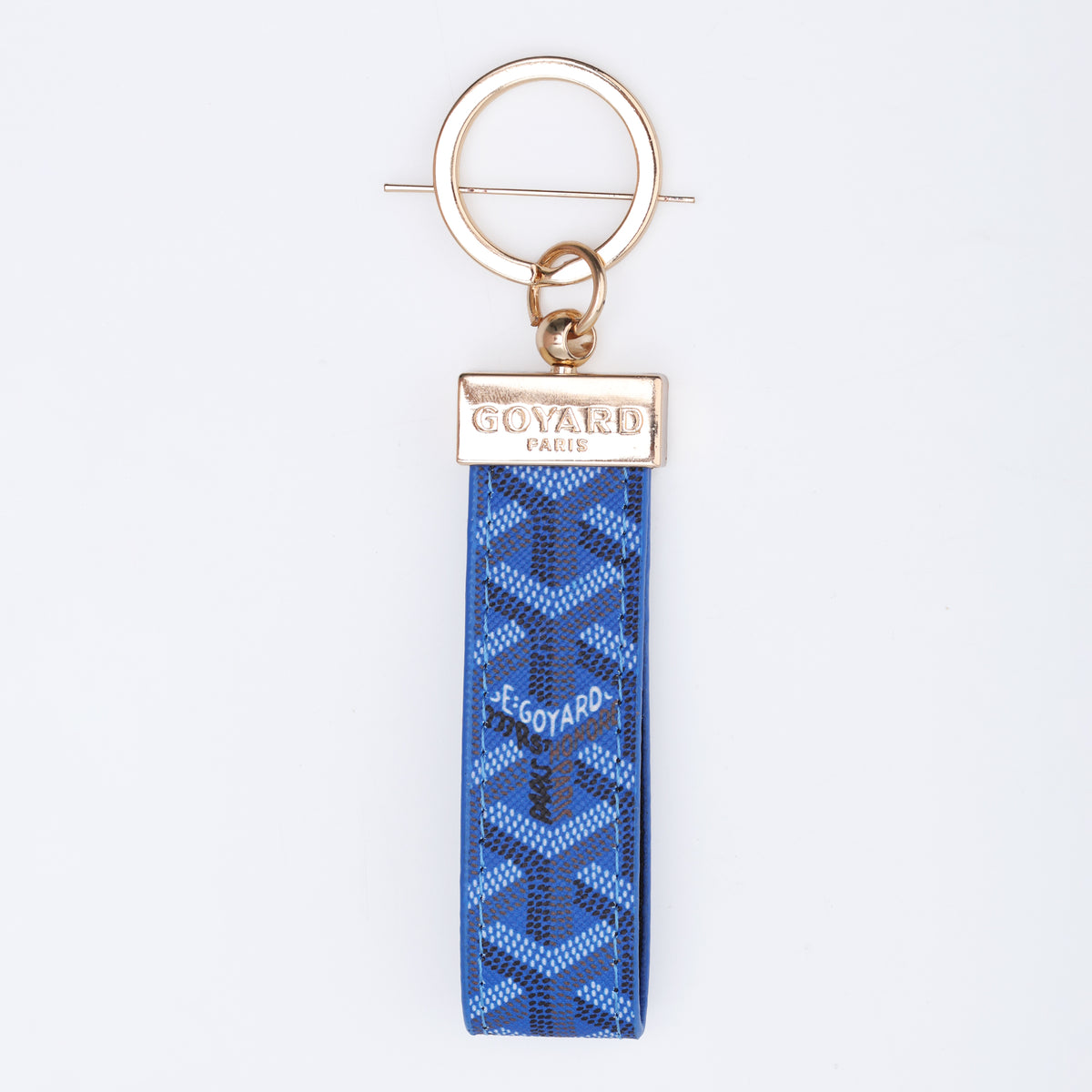 Cobalt Mosaic Signature Strap Keychain