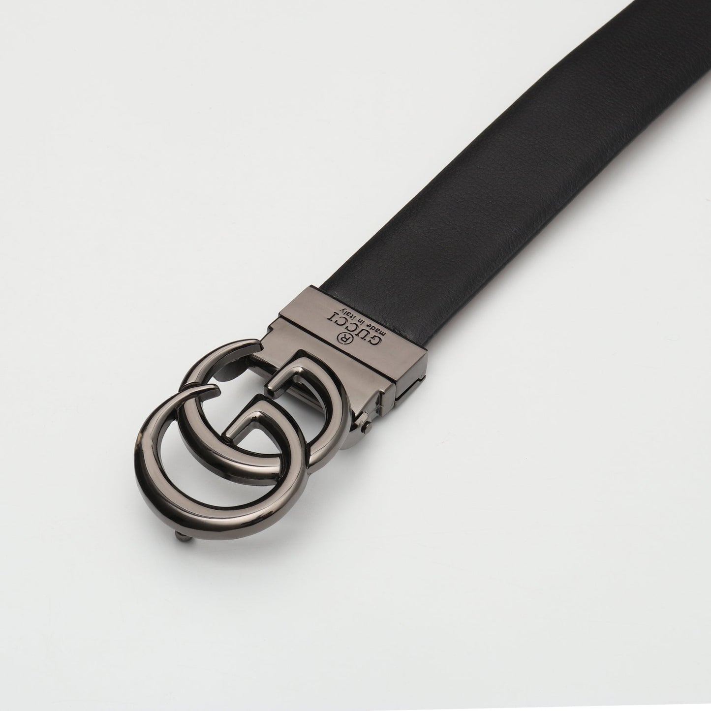 Double G Belt – Gunmetal Edition