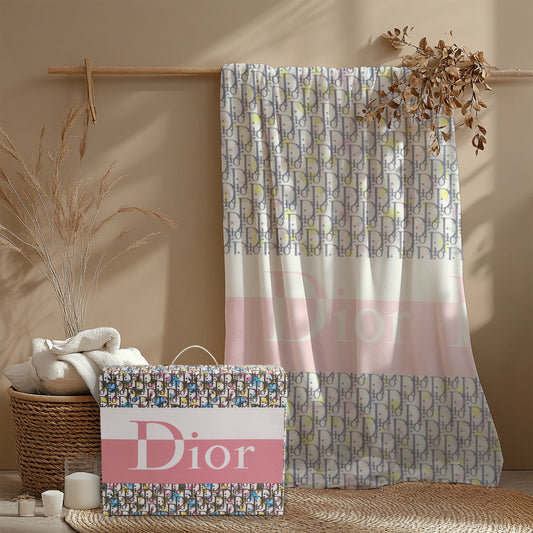 Soft Bloom Pastel Blanket