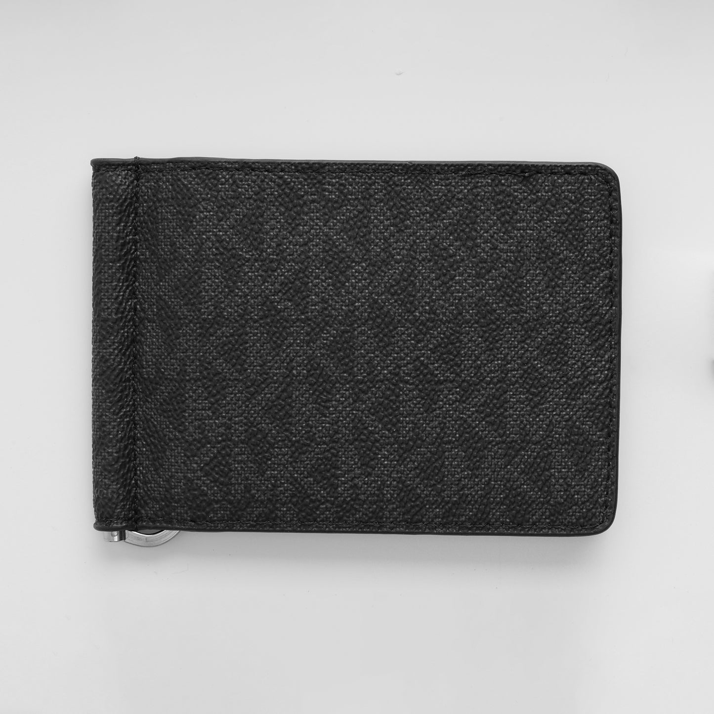 Slate  Dark Textured Clip Wallet