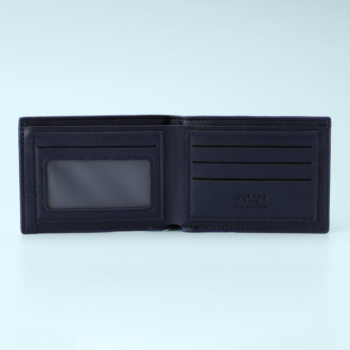 Midnight Blue Chevron Wallet