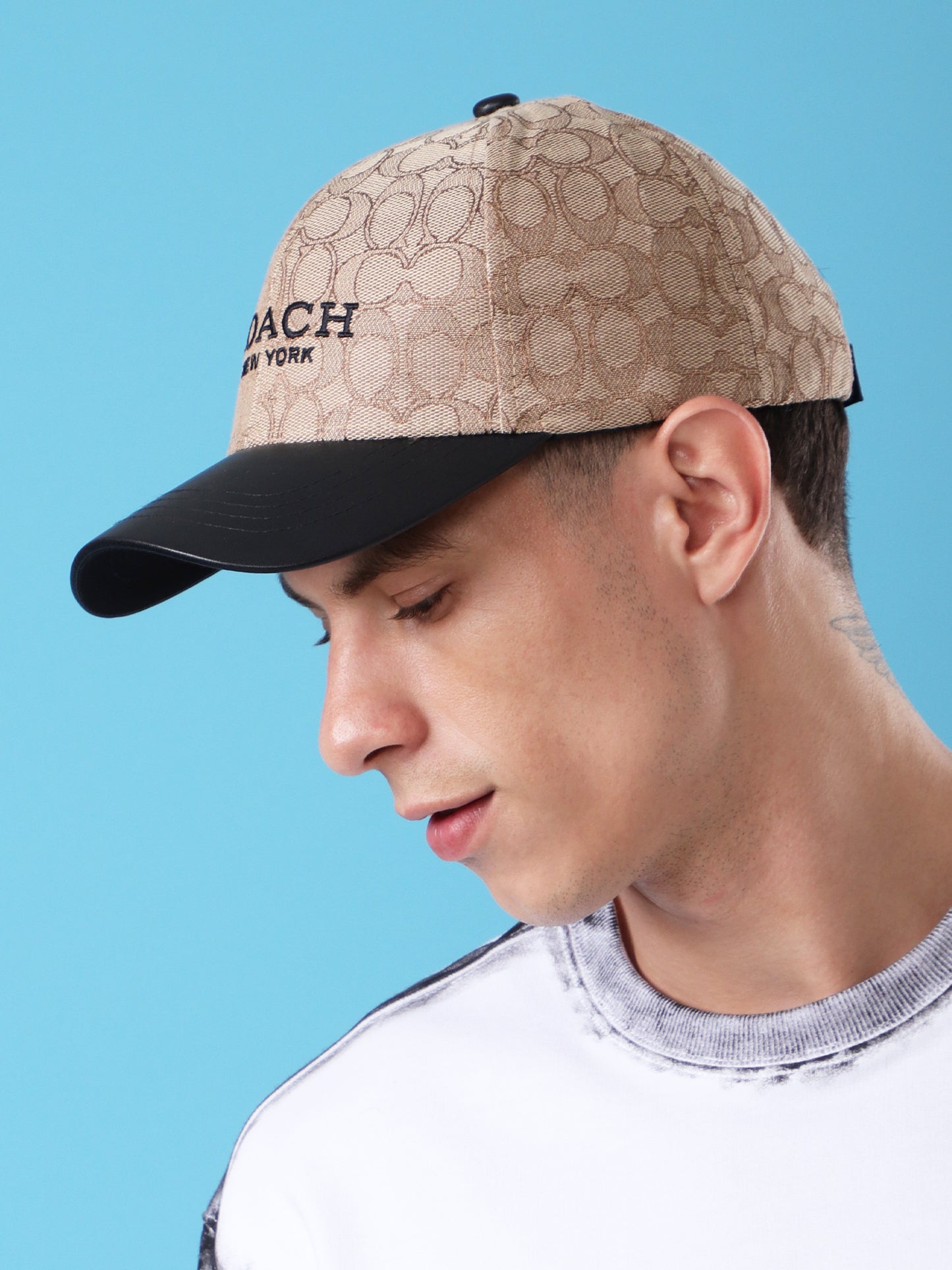 Coach Signature Pattern Baseball Cap