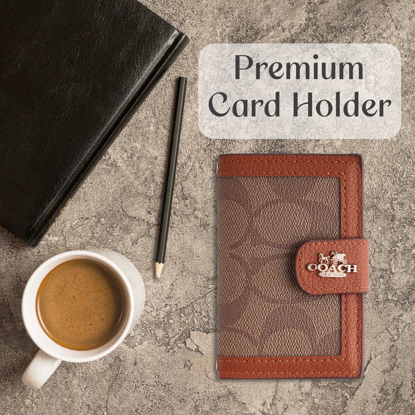 Signature Logo Strap Wallet
