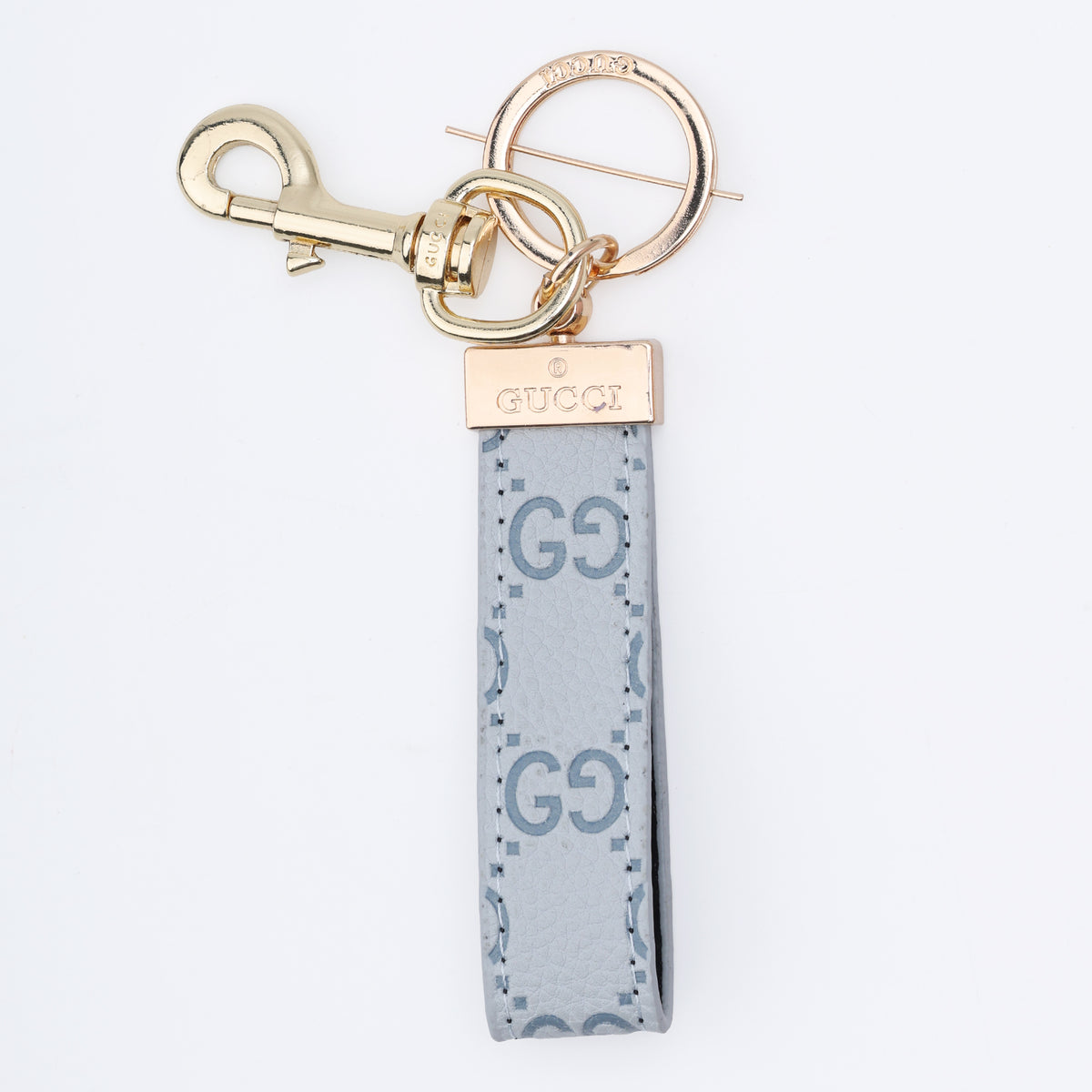 Ice Blue Utility Loop Keychain