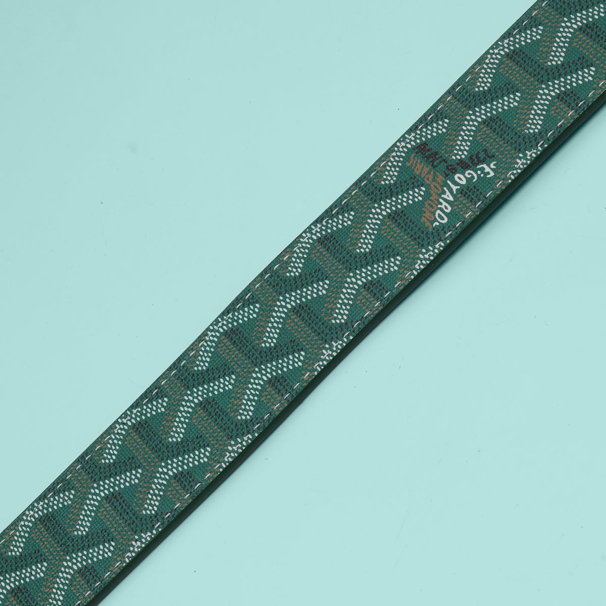 Emerald Mosaic Gold Buckle Belt