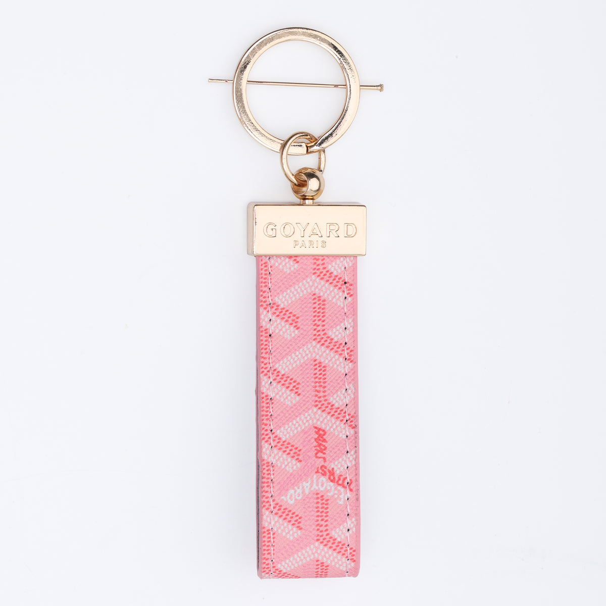 Pink Pop Signature Strap Keychain.