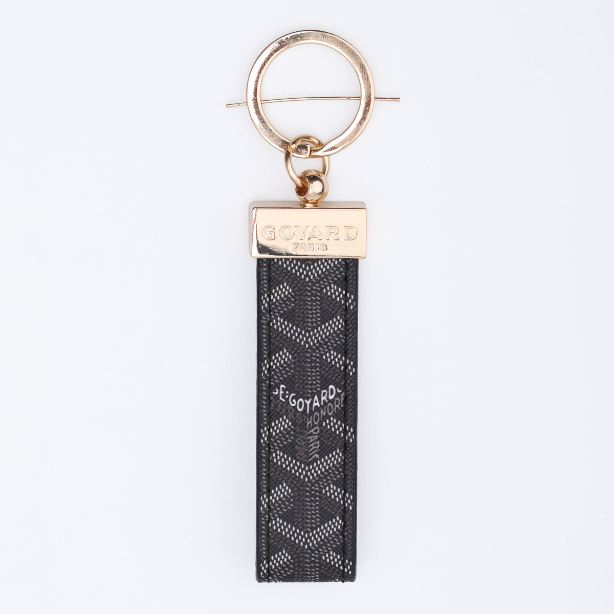 Midnight Noir Signature Strap Keychain