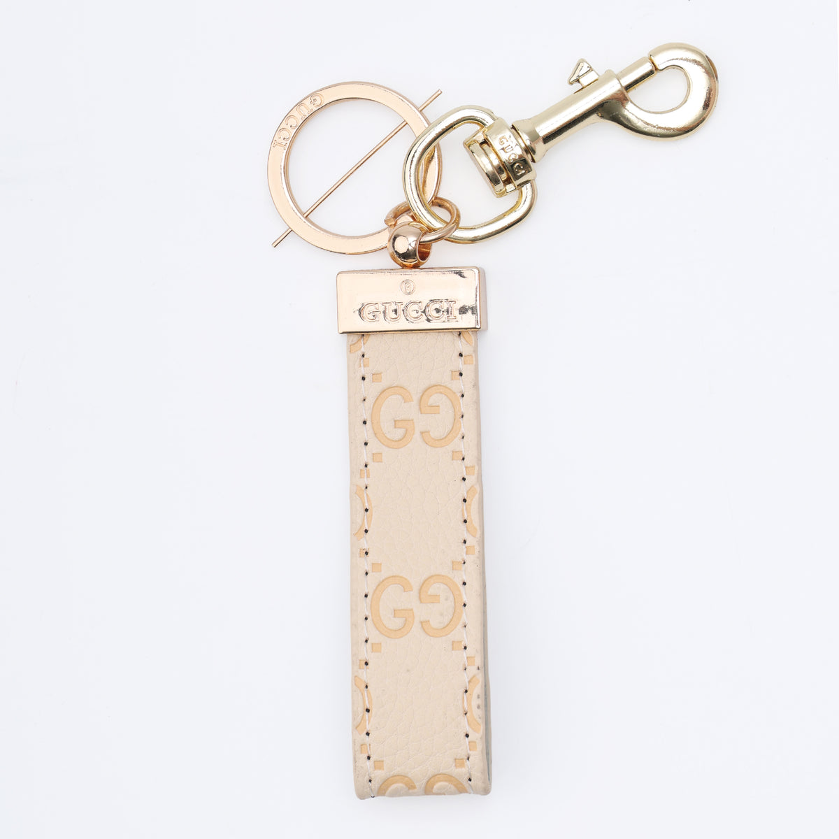 ivory Luxe Utility Loop Keychain