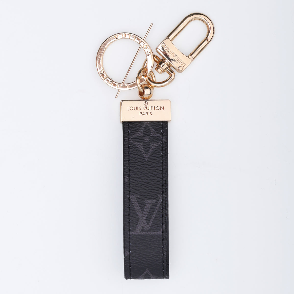 Onyx Classic Textured Loop Keychain