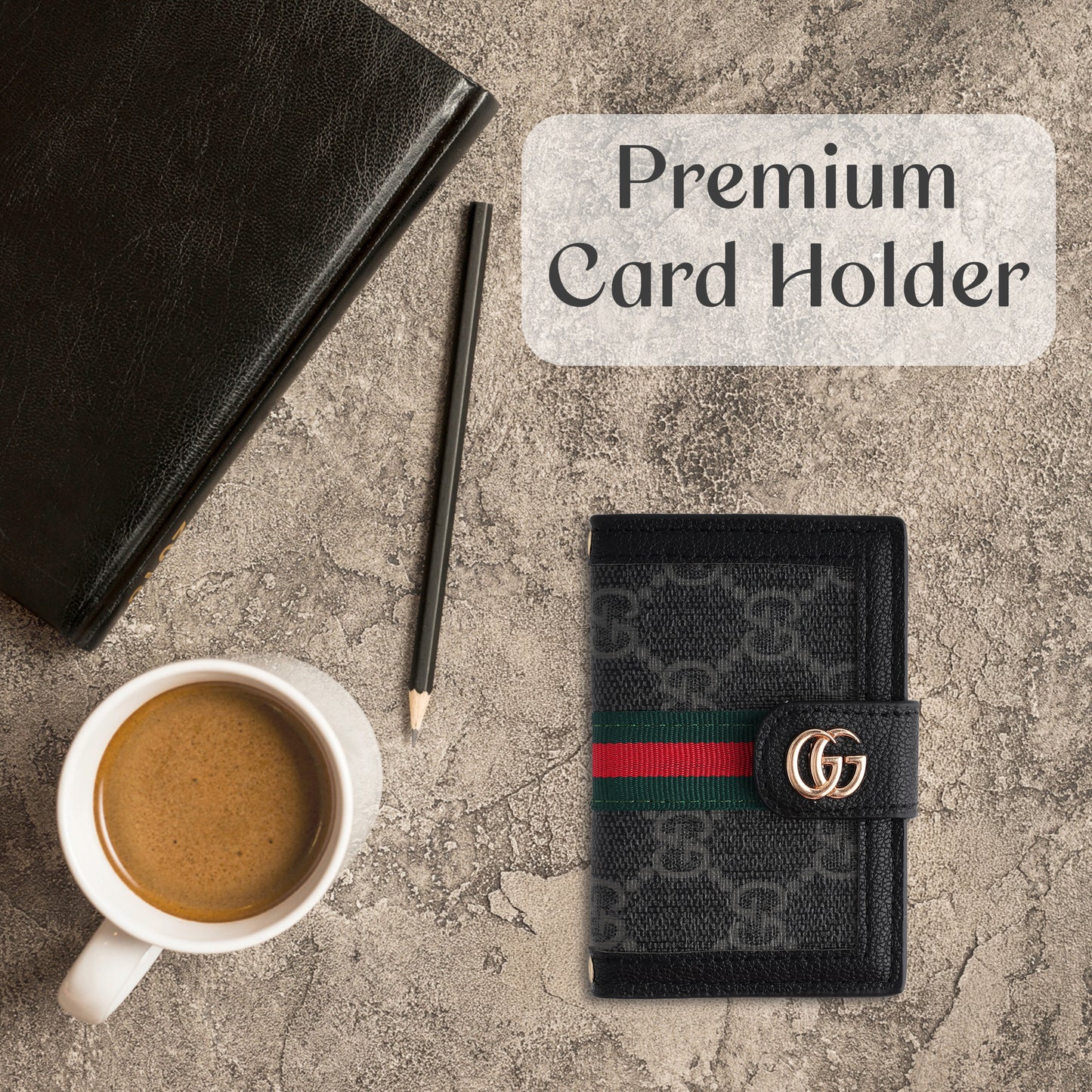 Heritage Stripe Compact Wallet