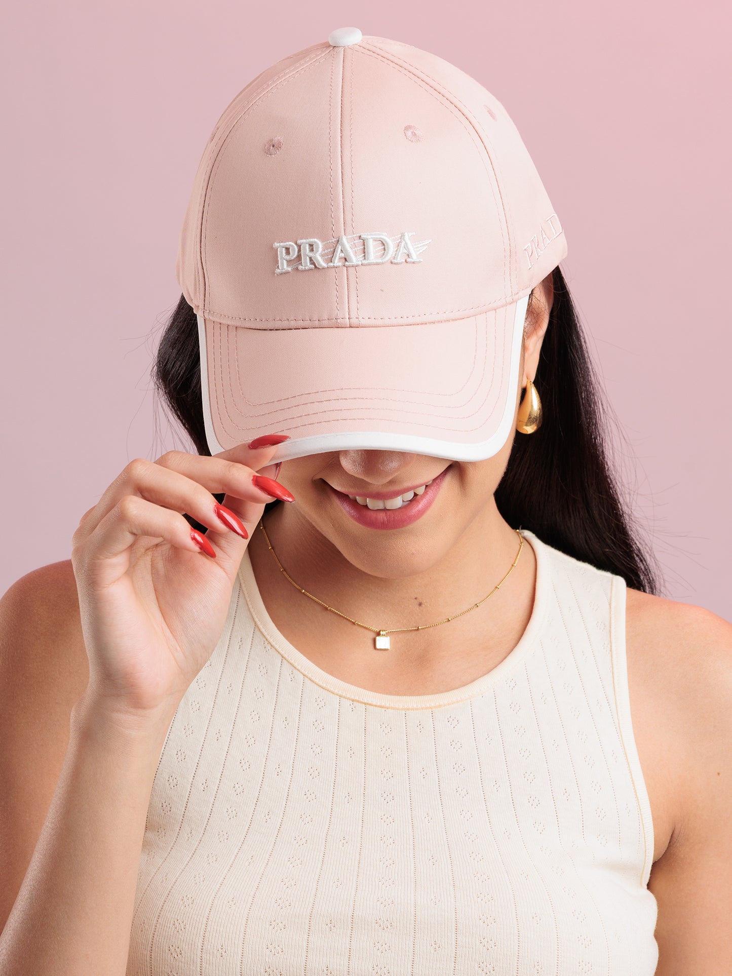 Blush Milano Curve Cap