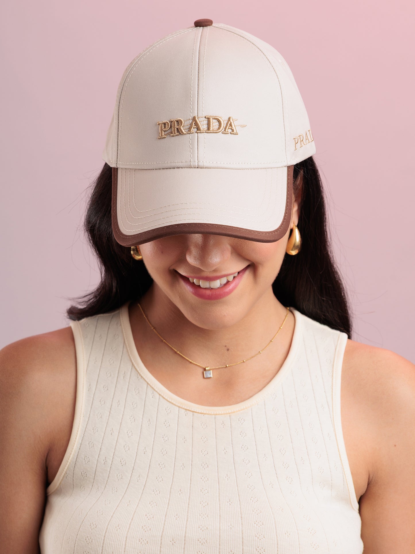 Mocha Luxe Curve Cap