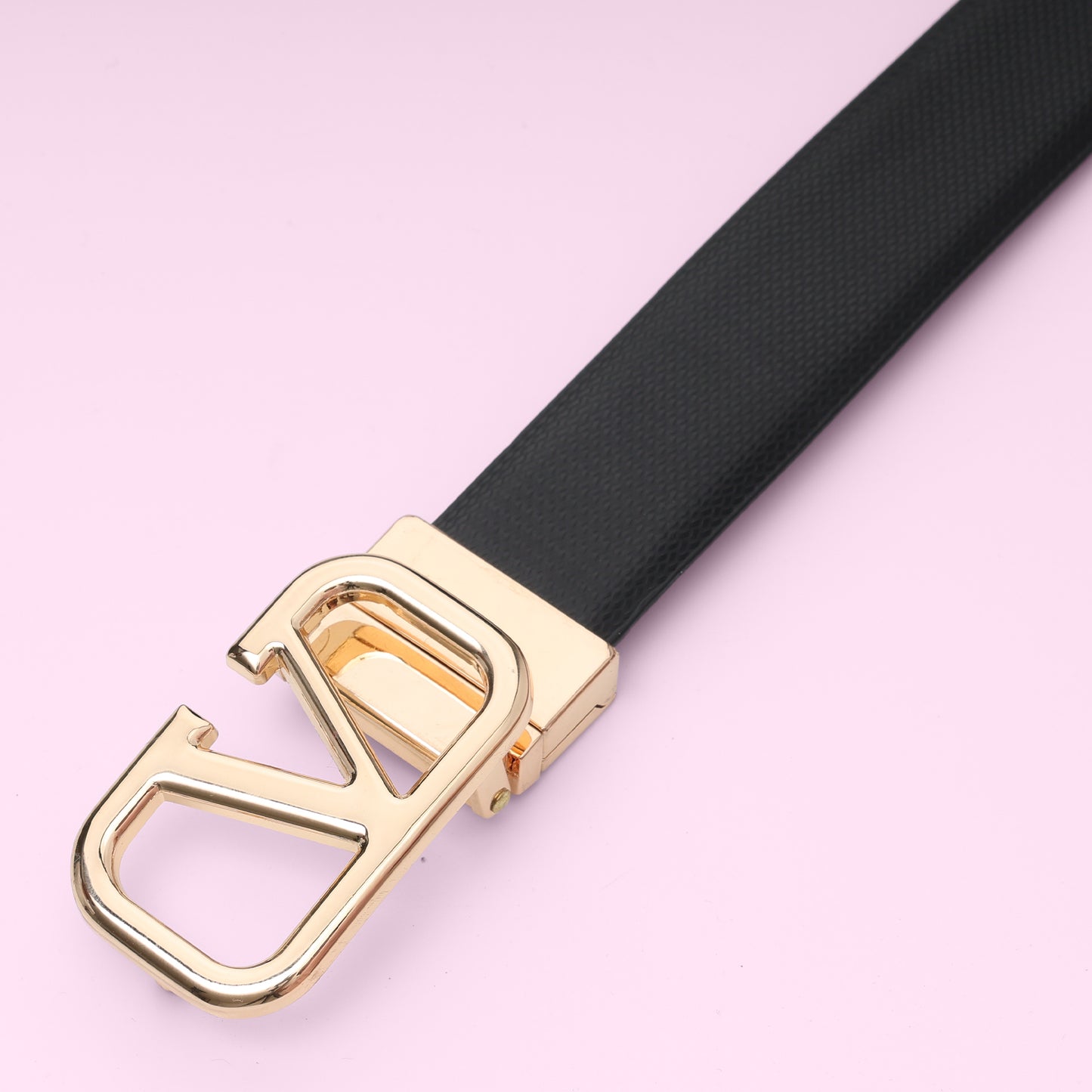 Gold V Buckle Belt