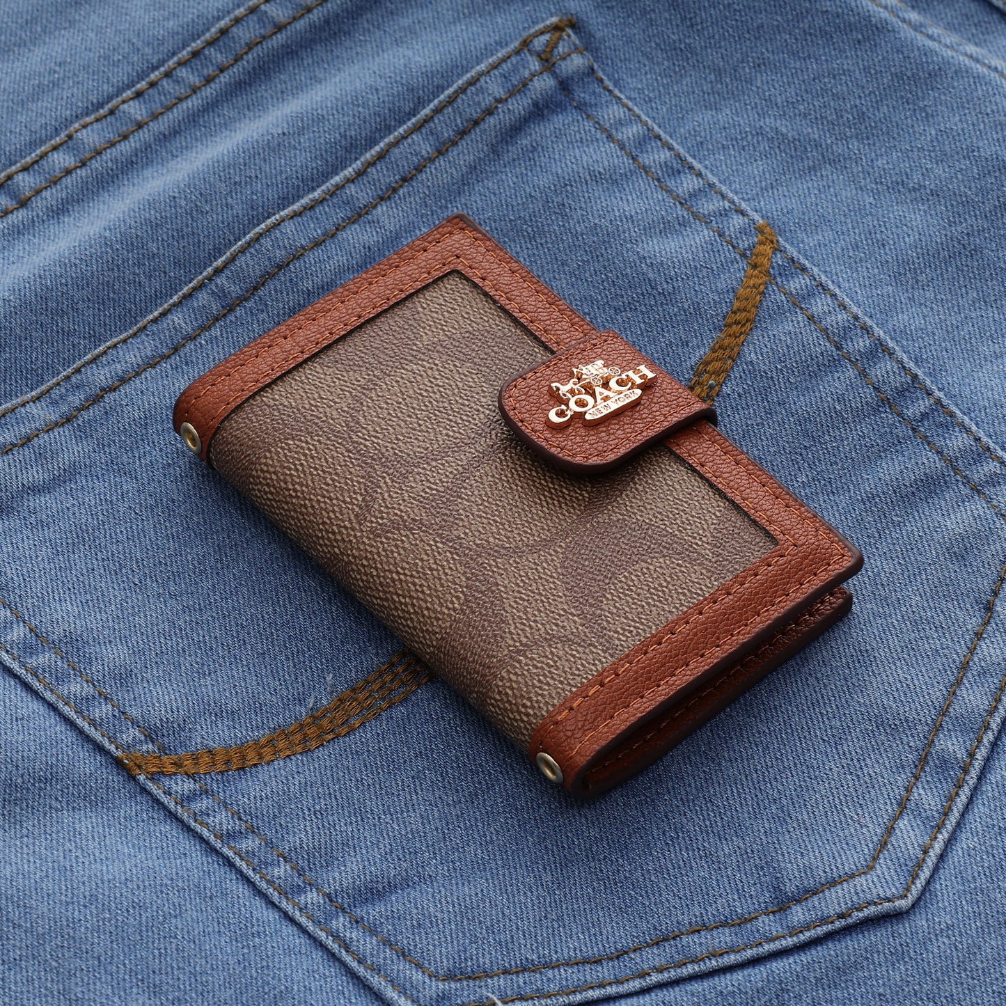 Signature Logo Strap Wallet