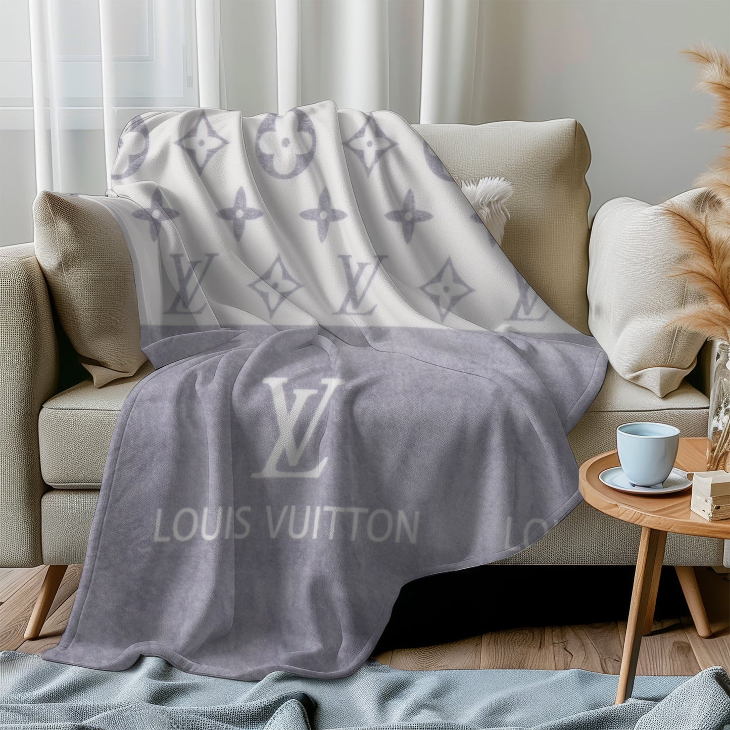 Mist Monogram Blanket
