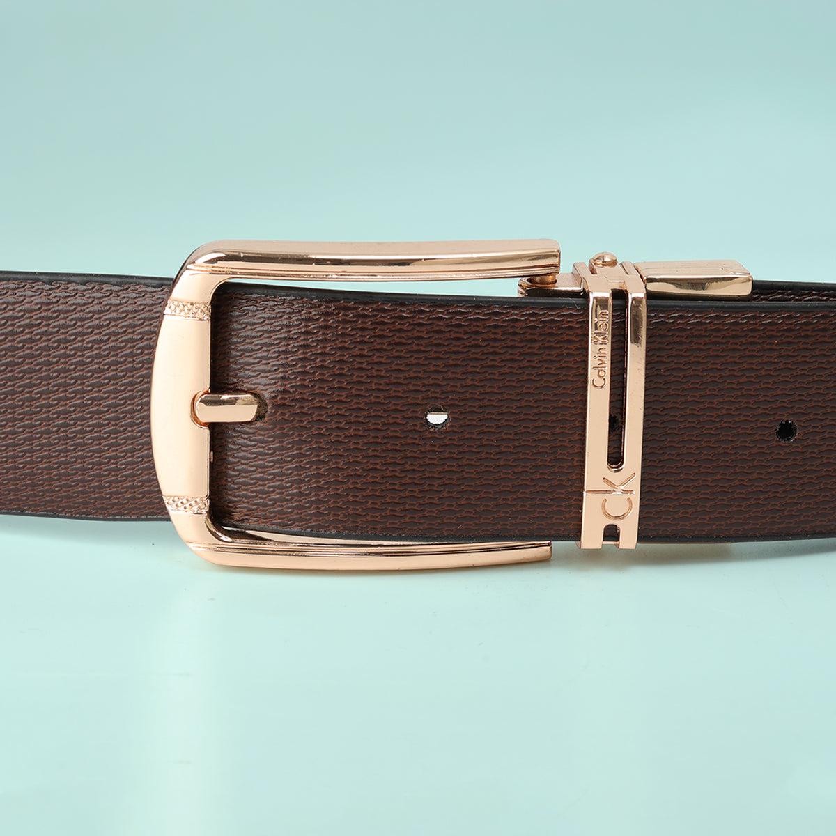 Cognac Signature Reversible Belt