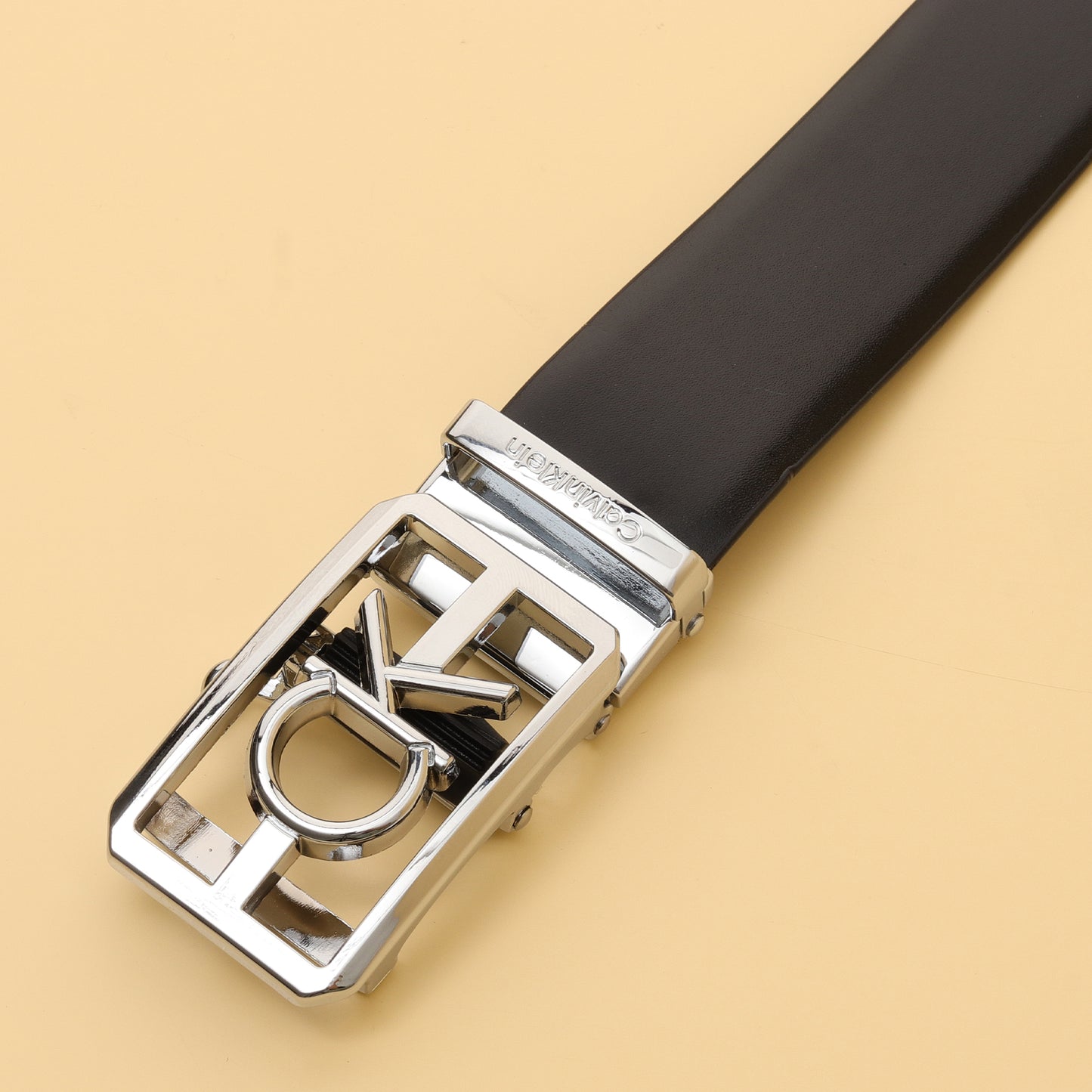 Chrome CK Statement Buckle Belt