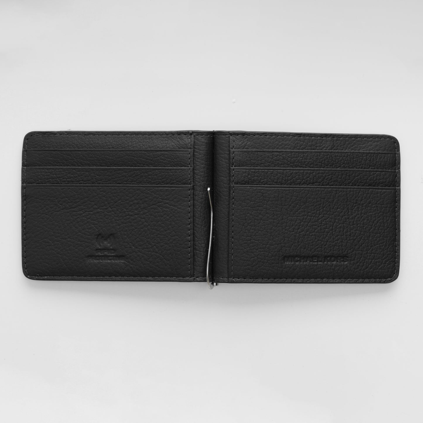 Slate  Dark Textured Clip Wallet
