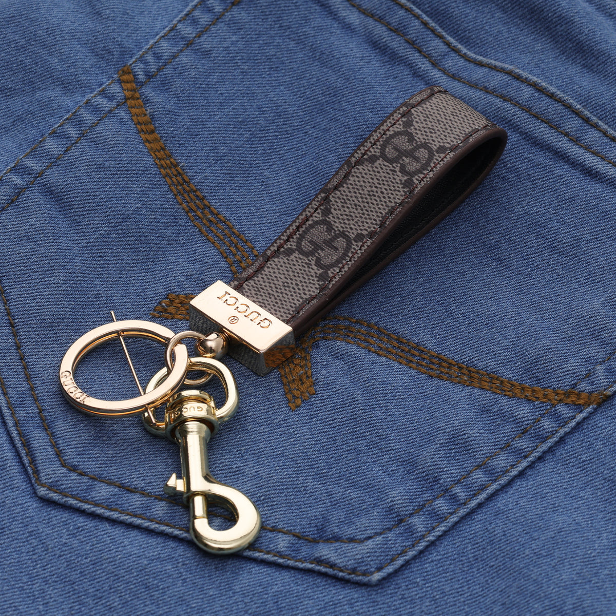 Mocha Heritage Utility Loop Keychain