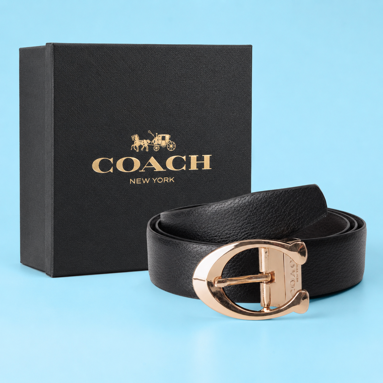 Heritage Gold Buckle Belt